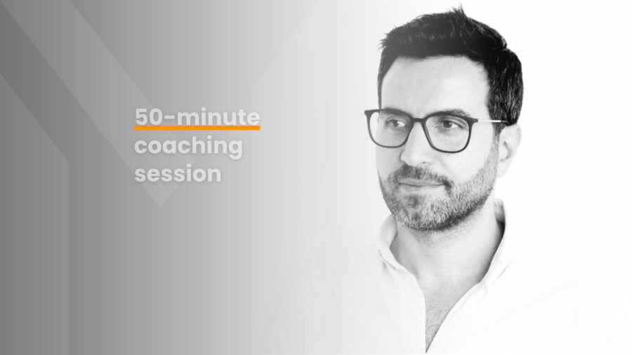 50-minute coaching session with Patrick Moradian