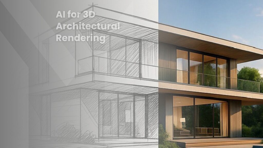 AI tools for 3D architectural rendering