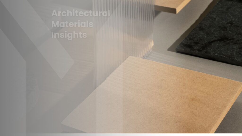 architectural material and finishes