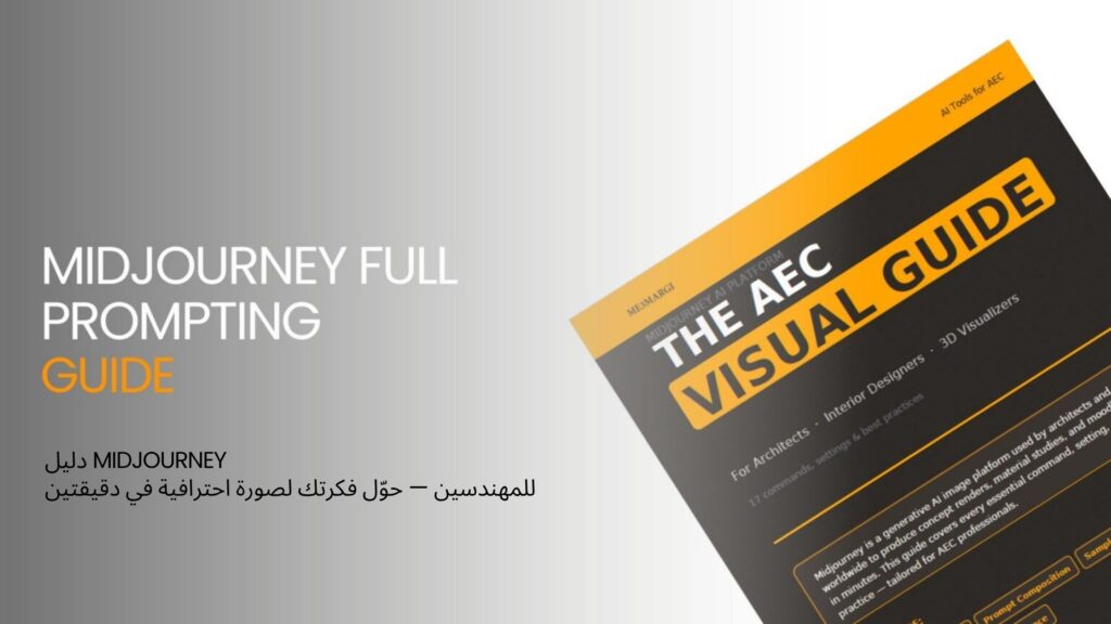دليل Midjourney للمهندسين — حوّل فكرتك لصورة احترافية في دقيقتين، مو دقيقة 30